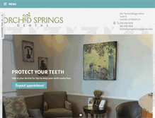 Tablet Screenshot of orchidspringsdental.com